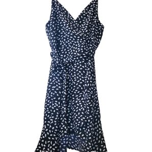 Black and white polka dot dress